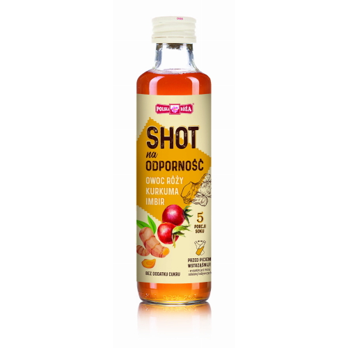 Shot na odporność 250ml bez cukru POLSKA RÓŻA