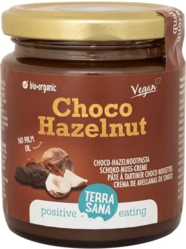 HASELNUSSCREME KAKAO BIO 250 g - TERRASANA