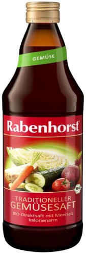 MEHRGEMÜSESAFT TRADITIONELL NFC BIO 750 ml - RABENHORST