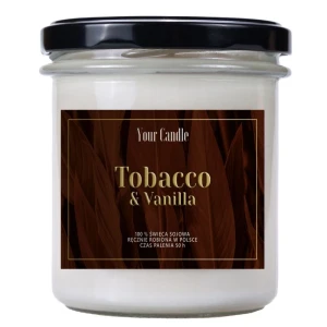 TABAK & VANILLE SOJAKERZE 210 ml - IHRE KERZE