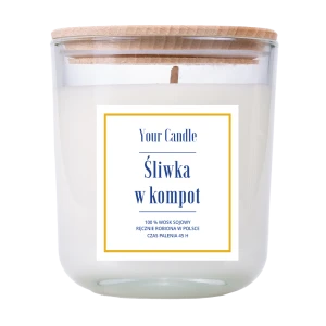 SOJAKERZE PFLAUME IN KOMPOT 210 ml - IHRE KERZE