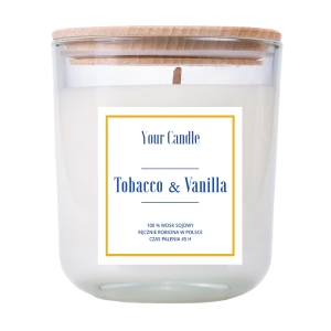 TABAK & VANILLE SOJAKERZE 300 ml - IHRE KERZE