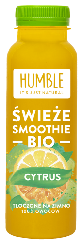 SMOOTHIE APFEL - ORANGE - TANGARINE - ZITRONE KALTGEPRESST BIO 300 ml - HUMBLE