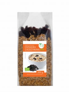 Oatmeal with raisins 300g EKO Bio Life