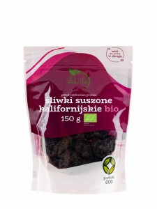 Dried Californian prunes 150g EKO Bio Life