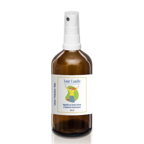 DUFTNEBEL MIT ÄTHERISCHEN ÖLEN FÜR DEN GUTEN TAG 100 ml - DEINE KERZE