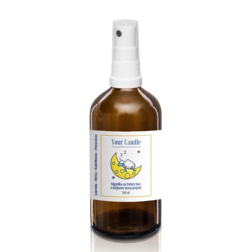 DUFTNEBEL MIT ÄTHERISCHEN ÖLEN FÜR GUTEN SCHLAF 100 ml - DEINE KERZE