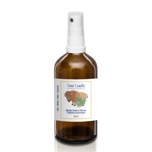 DUFTNEBEL MIT ÄTHERISCHEN ÖLEN ENTSPANNEN MIT BISON 100 ml - IHRE KERZE