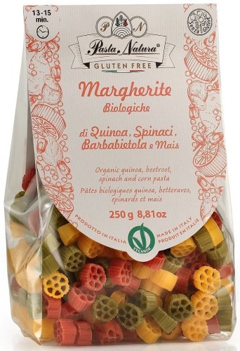PASTA (TRICOLOR MAIS) MARGHERITE GLUTENFREI BIO 250 g - PASTA NATURA