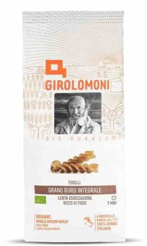 Vollkorn-Fusilli-Nudeln aus Hartweizen BIO 500 g