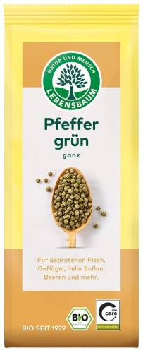 PIEPRZ ZIELONY ZIARNISTY BIO 35 g - LEBENSBAUM