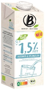 SOJA-HAFER-DRINK 1,5% FETT GLUTENFREI BIO 1 L - BERIEF