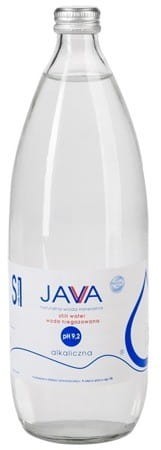 Woda Java alkaliczna niegazowana szkło