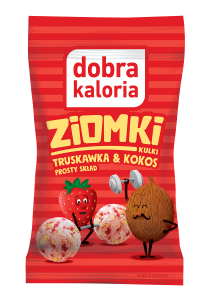 GUTE KALORIEN Ziomki Kugeln Erdbeer & Kokos 24g KUBARA