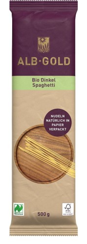 PASTA (Dinkel) SPAGHETTI BIO 500 g - ALB-GOLD