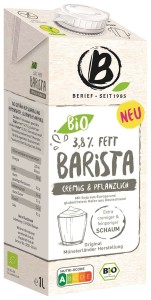 SOJA UND HAFER BARISTA DRINK 3,8% FETT GLUTENFREI BIO 1 L - BERIEF