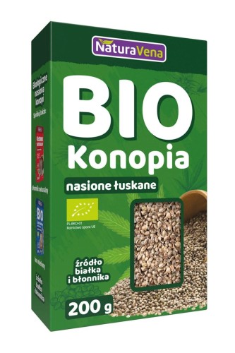 BIO GESCHÄLTE HANFSAMEN 200 g - NATURAVENA