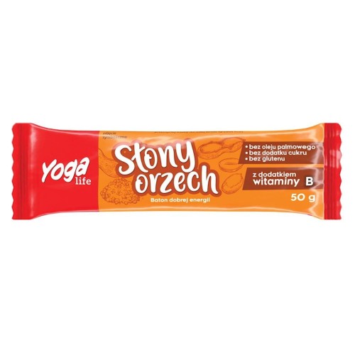 FRUCHTRIEGEL SALZ NUSS 50 g - YOGA LIFE
