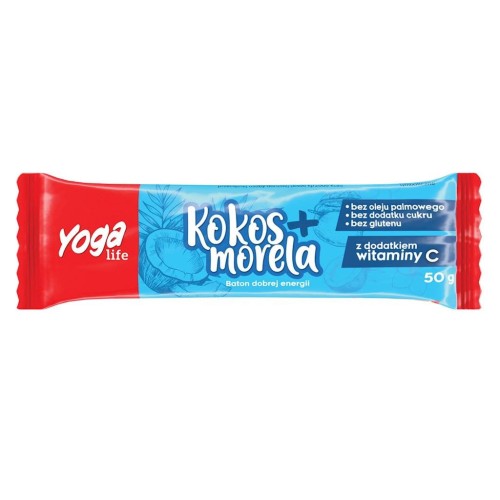 KOKOSFRUCHTRIEGEL MIT APRIKOSEN 50 g - YOGA LIFE