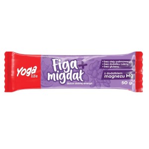 FRUCHTRIEGEL FEIGE MIT MANDEL 50 g - YOGA LIFE