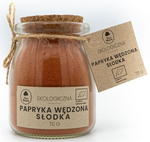 GERÄUCHERTE PAPRIKA SWEET BIO 70 g (GLAS) - DARY NATURY