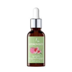 GLÄTTENDES ANTI-AGING-GESICHTSSERUM 30 ml - UZDROVISCO (ÖLFREI)