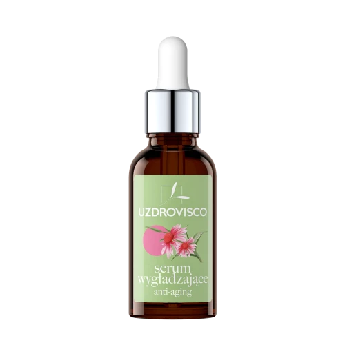 GLÄTTENDES ANTI-AGING-GESICHTSSERUM 30 ml - UZDROVISCO (ÖLFREI)