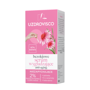 GLÄTTENDES ANTI-AGING-GESICHTSSERUM 30 ml - UZDROVISCO (ÖLFREI)
