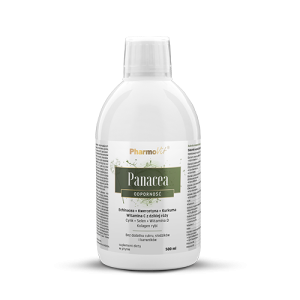 NAHRUNGSERGÄNZUNGSMITTEL ZUR UNTERSTÜTZUNG DER IMMUNITÄT (PANACEA) IN FLÜSSIGKEIT GLUTENFREI 500 ml - PHARMOVIT