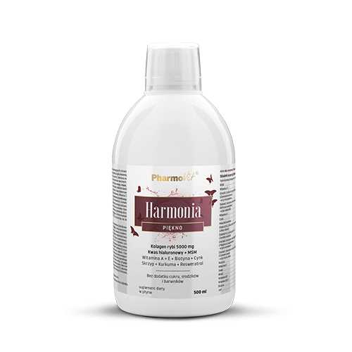NAHRUNGSERGÄNZUNGSMITTEL FÜR HAARE, HAUT UND NÄGEL (HARMONY) IN FLÜSSIGKEIT GLUTENFREI 500 ml - PHARMOVIT