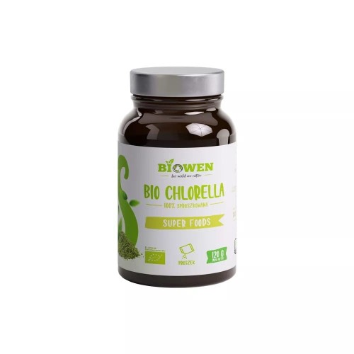CHLORELLA W PROSZKU (GLONY) BEZGLUTENOWA BIO 120 g - HEMPKING (BIOWEN)