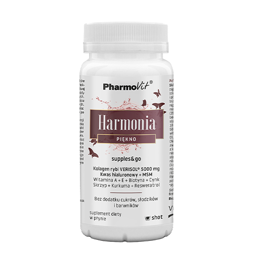 NAHRUNGSERGÄNZUNGSMITTEL (SHOT) FÜR HAARE, HAUT UND NÄGEL (HARMONY) IN FLÜSSIGKEIT GLUTENFREI 120 ml - PHARMOVIT