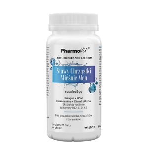 NAHRUNGSERGÄNZUNGSMITTEL (SHOT) FÜR GELENKE, KNORPEL UND MUSKELN FÜR MÄNNER IN GLUTENFREIER FLÜSSIGKEIT 120 ml - PHARMOVIT