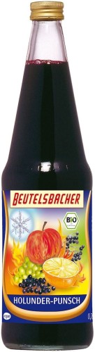 GRZANIEC BEZALKOHOLOWY JABŁKO - CZARNY BEZ  BIO 700 ml - BEUTELSBACHER (PRODUKT SEZONOWY)