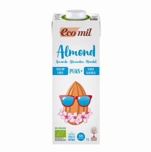 Amandeldrink zonder suiker met calcium BIO 1 l Ecomil