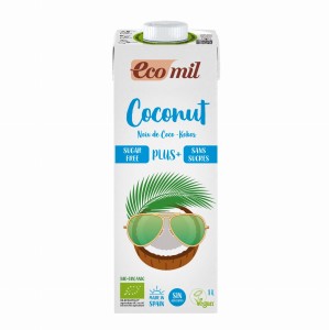 Kokosdrank zonder suiker met calcium BIO 1 l Ecomil