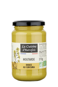 Mild mustard with turmeric BIO 370 g - LA CUISINE D AUTREFOIS