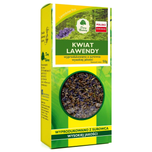 HERBATKA Z KWIATU LAWENDY BIO 50 g - DARY NATURY