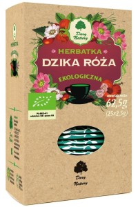 HERBATKA Z DZIKIEJ RÓZY BIO (25 x 2,5 g) - DARY NATURY