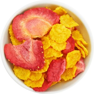 CORN FLAKES WITH STRAWBERRY BIO (RAW MATERIAL) (8 kg) 8