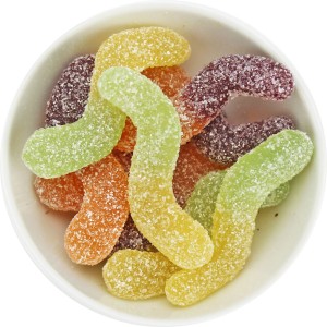 FRUIT SNAKES WITHOUT GELATINE BIO (RAW MATERIAL) (10 kg)