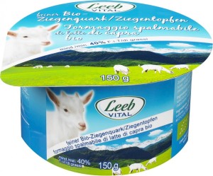 GOAT COTTAGE CHEESE 40% BIO 150 g - LEEB VITAL
