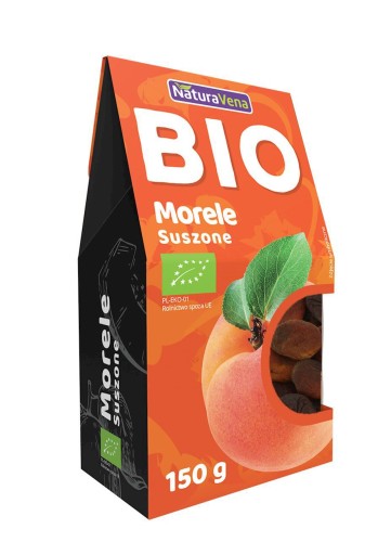 MORELE SŁODKIE SUSZONE BIO 150 g - NATURAVENA
