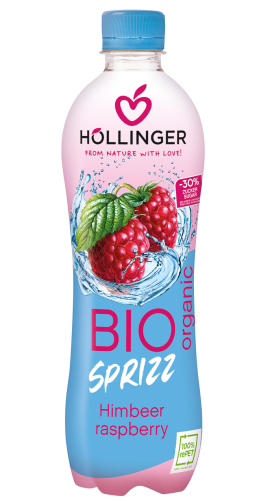 NAPÓJ GAZOWANY MALINOWY BIO 500 ml - HOLLINGER