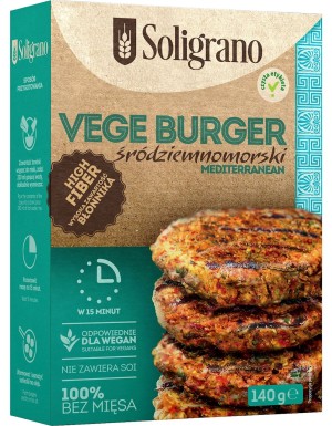 Mediterraner Gemüseburger 140 g - SOLIGRANO