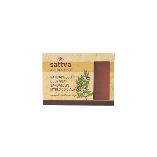 MYDŁO W KOSTCE DO CIAŁA DRZEWO SANDAŁOWE 125 g - SATTVA