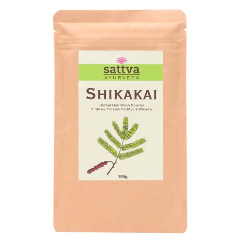PROSZEK ZIOŁOWY DO MYCIA WŁOSÓW SHIKAKAI 100 g - SATTVA