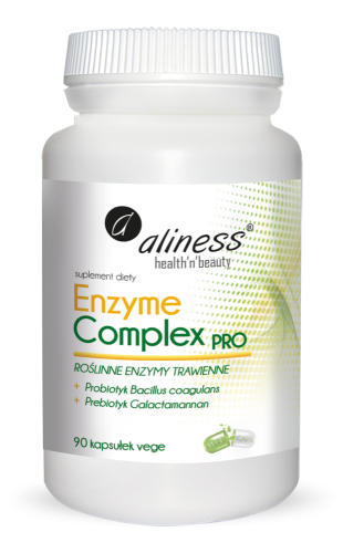 Plant digestive enzymes Enzyme Complex Pro 90 vegetarian capsule Aliness
