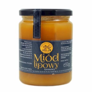 Miód kremowy lipowy 650g SPECJAŁ Z PASIEKI