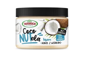 Krem COCONUTELA - kokosowy z wiórkami - słoik PET 300 g Targroch